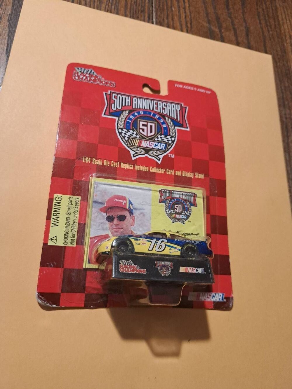 Vintage 1998 NASCAR Ted Musgrave #16 PrimeStar 50th Anniversary 1:64 Die-Cast